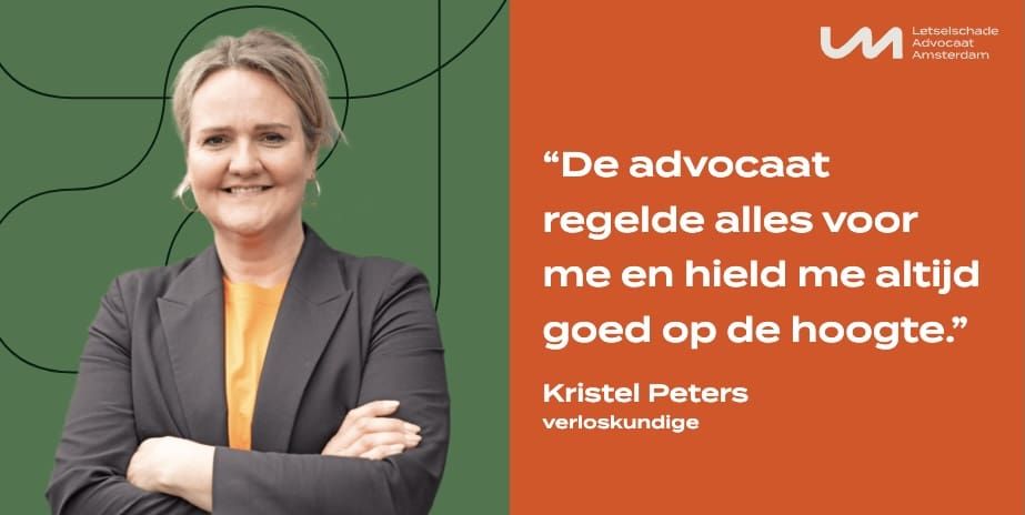 Letselschade Advocaat Amsterdam hield mij goed op de hoogte. letselschade opgelopen
? Neem contact op.